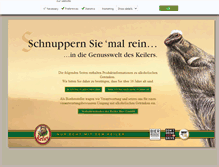 Tablet Screenshot of keiler-weissbier.de